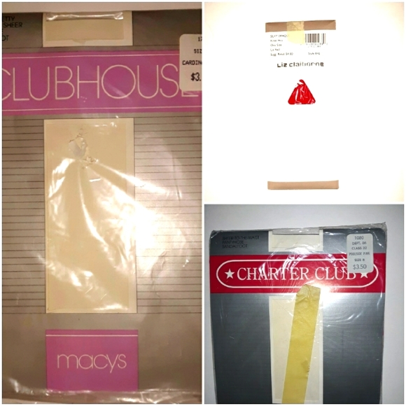 Colored Tights Hosiery Bundle of 6 Pair NWT - Picture 4 of 5